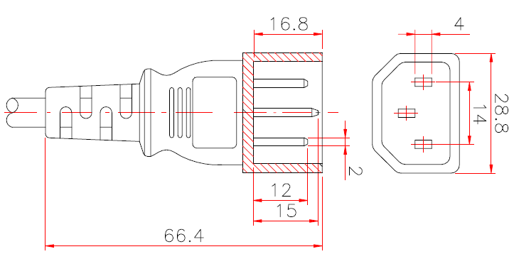 IEC-60320-C14 (P310)