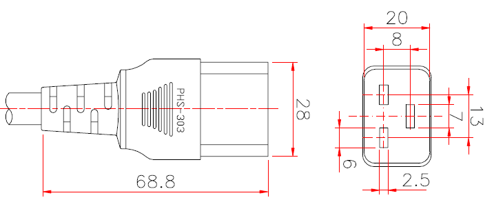 IEC-60320-C19 (S303)'