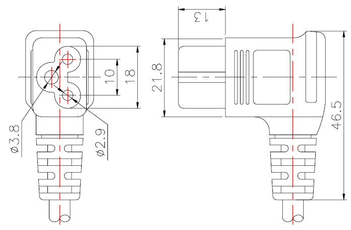 IEC-60320-C5 (S305RL)