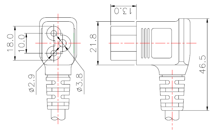 IEC-60320-C5 (S305RR)