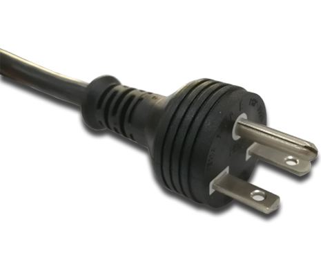 USA NEMA6-15P 3-Pin Wire Grounding, Angle Type AC Plug, 10~15A/250V