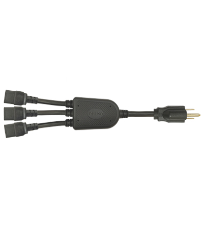 USA 3-PIN plug TO C19 AC Power Cord Set (Splitter) 15~20A 125V