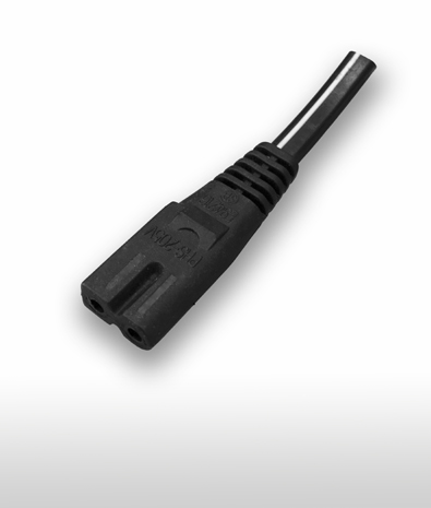 Canada CSA C22.2 2-Pin Straight AC Connector, 7A 125V