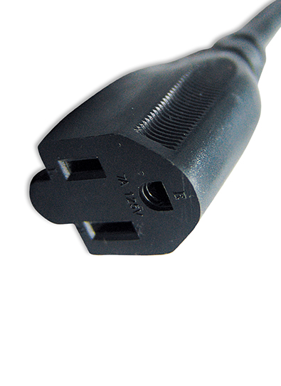 Japan JIS C8303 3-Pin Straight AC Connector, 15A 125V