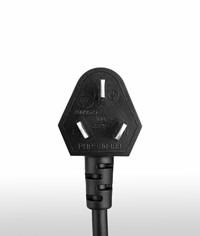 中國 3PIN插頭 TO C13左彎AC電源線組Cord Set 10A250V