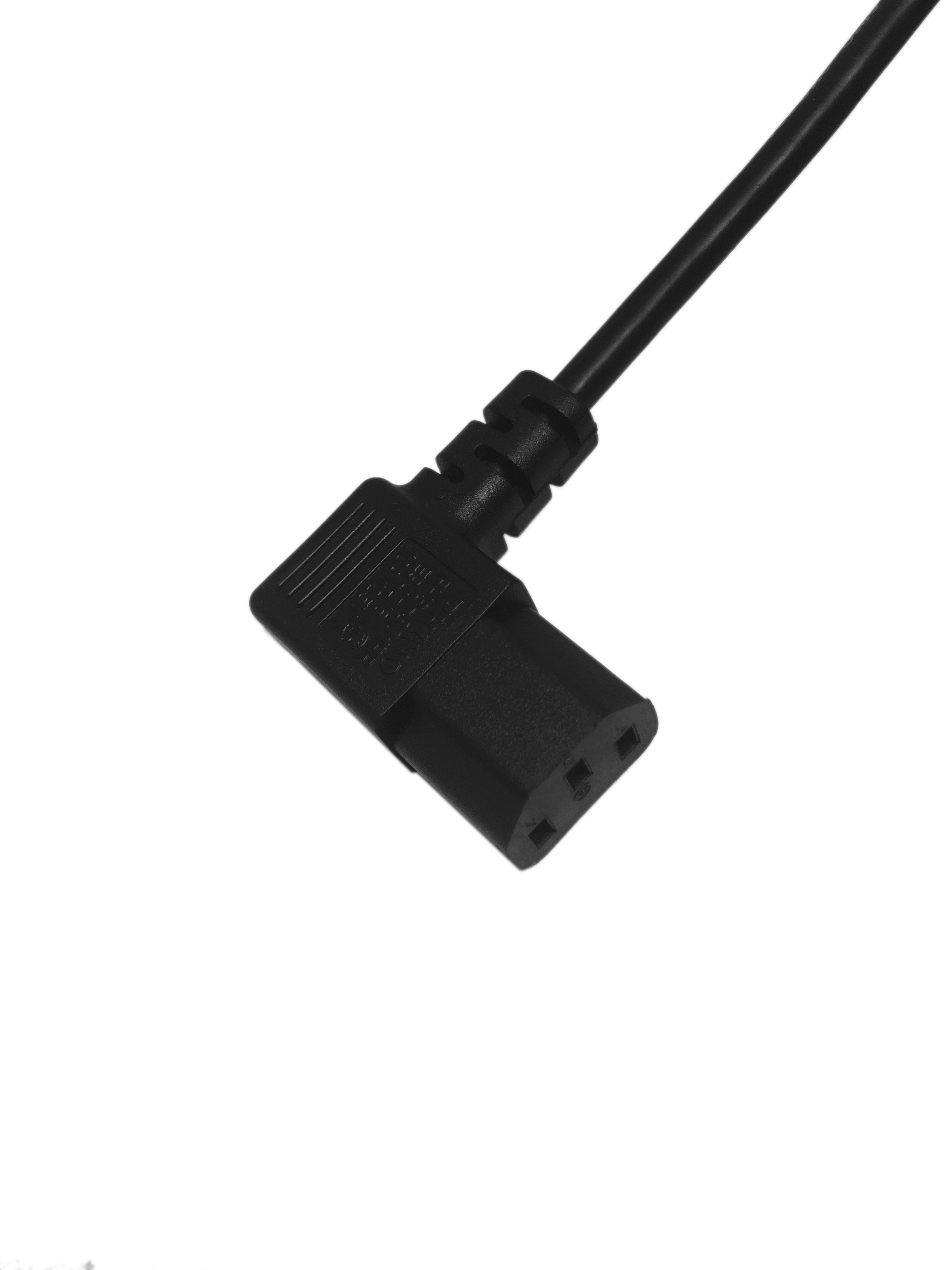 日本 3PIN插頭 TO C13右彎AC電源線組Cord Set 7A 125V