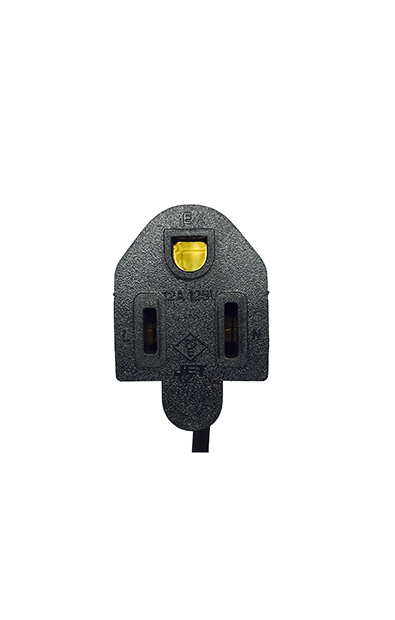 美國 NEMA 5-15R AC電源線連接器,3芯直式 15A 125V