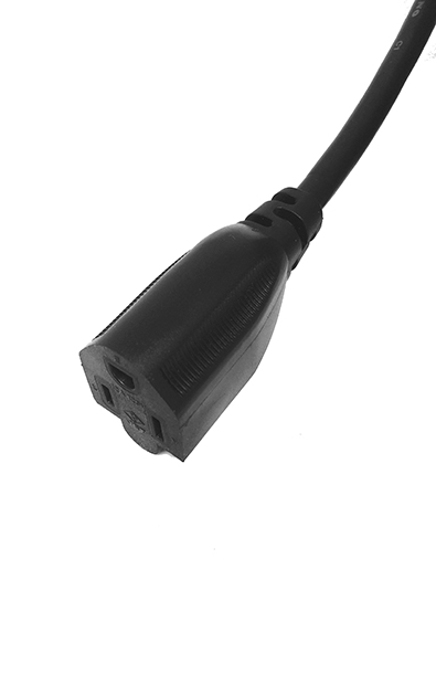 日本 JIS C8303 AC電源線連接器,3芯直式 15A 125V