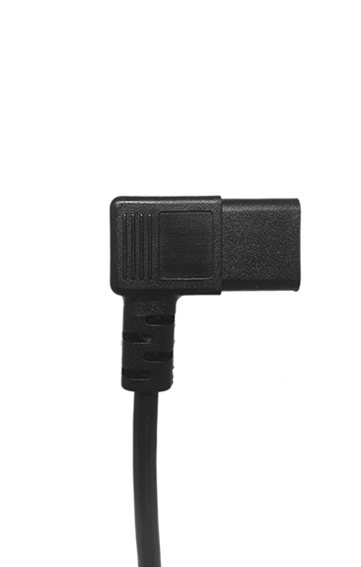 德國 IEC 60320 C13 AC電源線連接器,3芯右彎式 10A 250V