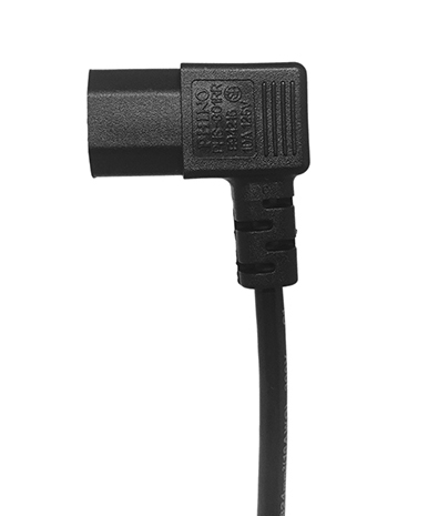 荷蘭 IEC 60320 C13 AC電源線連接器,3芯右彎式 10A 250V