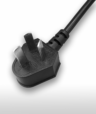 中國 彎式 AC插頭3PIN 接地, 10A250V