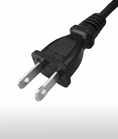 美國 NEMA 1-15P 直式 AC插頭2PIN 不接地, 15A 125V