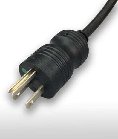 美國 NEMA 5-15P 直式 醫療用AC插頭3PIN 接地, 15A 125V