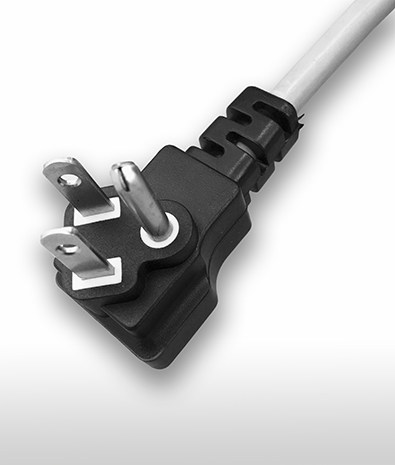 加拿大 彎式 AC插頭3PIN 接地, 15A 125V