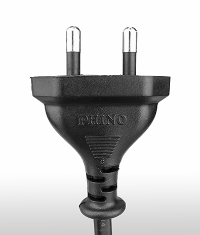 印度 直式 AC插頭 2PIN 不接地, 2.5A 250V