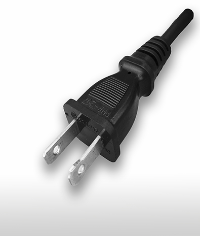 加拿大 直式 AC插頭2PIN 不接地, 15A 125V