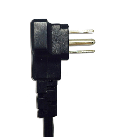 加拿大 彎式 AC插頭3PIN 接地, 15A 125V