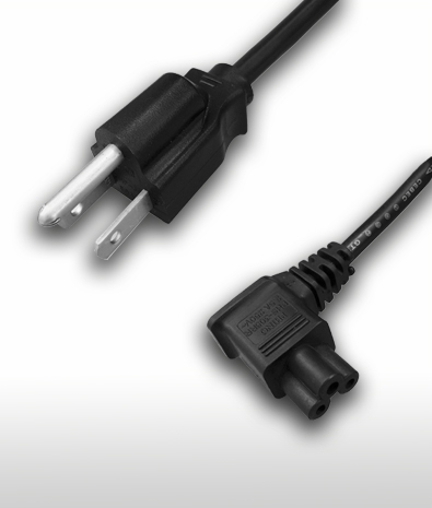 美國 3PIN插頭 TO C5左彎AC電源線組 Cord Set 10A 125V