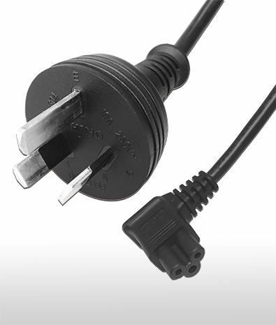 澳洲 3PIN插頭 TO C5 右彎 AC電源線組 Cord Set 2.5A 250V