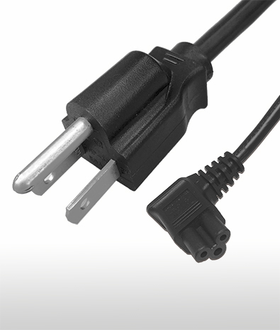 加拿大 3PIN插頭 TO C5右彎 AC電源線組Cord Set 10A 125V