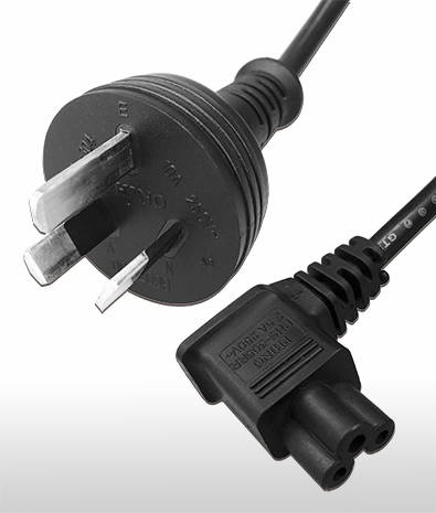 澳洲 3PIN插頭 TO C5 左彎AC電源線組Cord Set 2.5A 250V